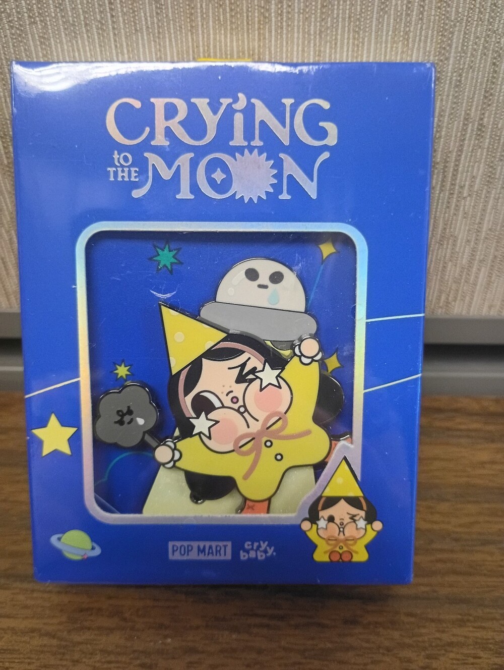 Crybaby Crying To The Moon Series Figures Birthday Limited Badge